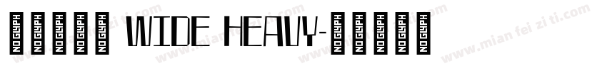 ヒカリ角ゴ Wide Heavy字体转换